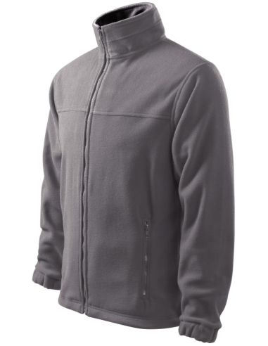 Fleece pánsky Jacket 501 oceľovo sivá 36 (brand label)