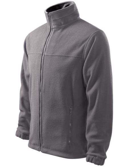 Fleece pánsky Jacket 501 oceľovo sivá 36 (brand label)