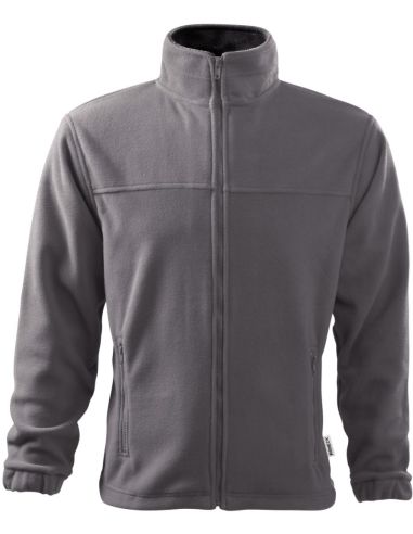 Fleece pánsky Jacket 501 oceľovo sivá 36 (brand label)