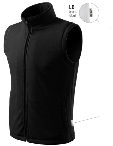 Fleece vesta unisex Next 518 čierna 01 (brand label)