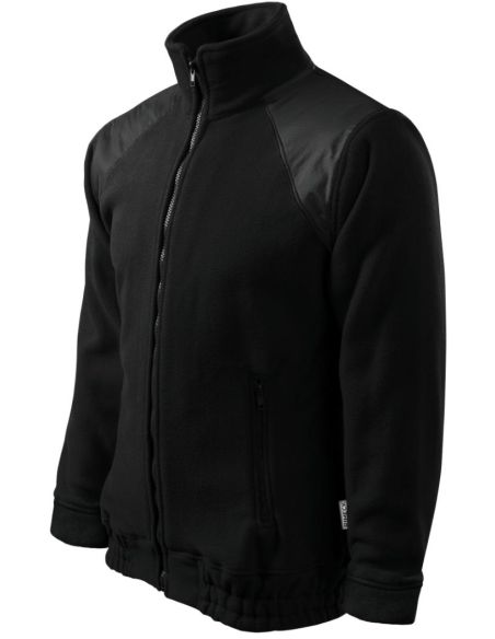 Fleece unisex Jacket Hi-Q 506 čierna 01 (brand label)