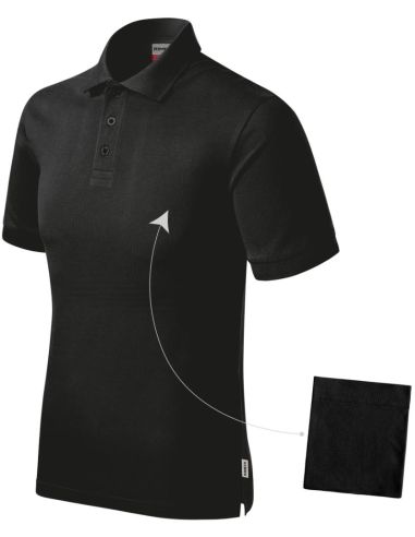 Polokošeľa pánska Resist Heavy Polo R20 čierna 01 (brand label)