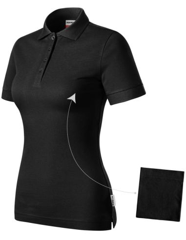 Polokošeľa dámska Resist Heavy Polo R21 čierna 01 (brand label)