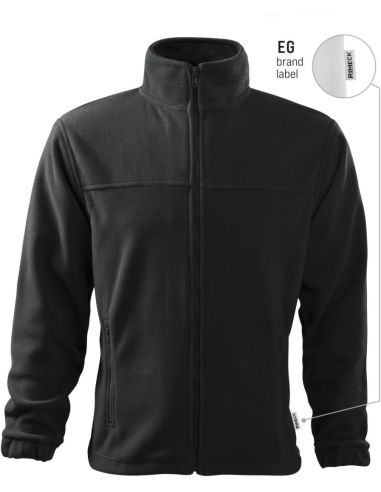 Fleece pánsky Jacket 501 ebony gray 94 (brand label)