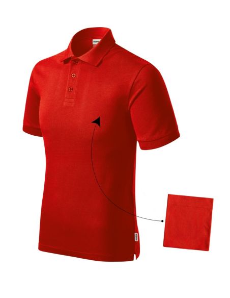 Polokošeľa pánska Resist Heavy Polo R20 červená 07 (brand label)
