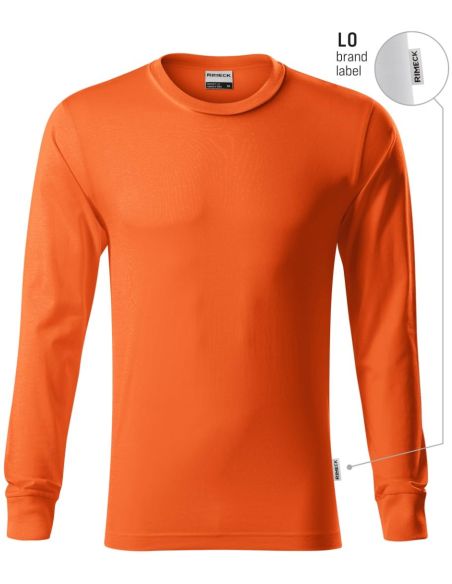 Tričko unisex Resist LS R05 oranžová 11 (brand label)