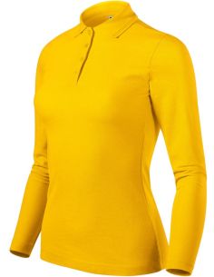 Polokošeľa dámska Pique Polo LS 231 žltá