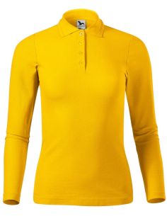 Polokošeľa dámska Pique Polo LS 231 žltá 2
