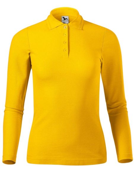 Polokošeľa dámska Pique Polo LS 231 žltá