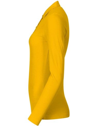 Polokošeľa dámska Pique Polo LS 231 žltá