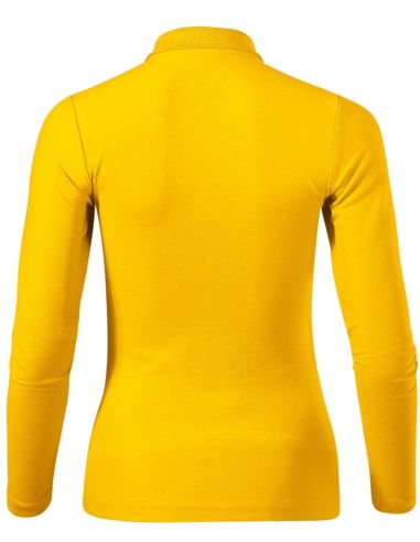 Polokošeľa dámska Pique Polo LS 231 žltá