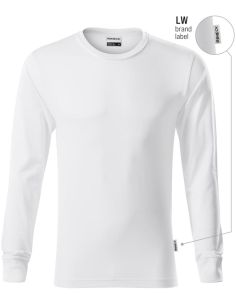 Tričko unisex Resist LS R05 biela 00 (brand label) 2