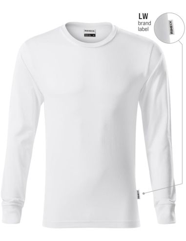 Tričko unisex Resist LS R05 biela 00 (brand label)