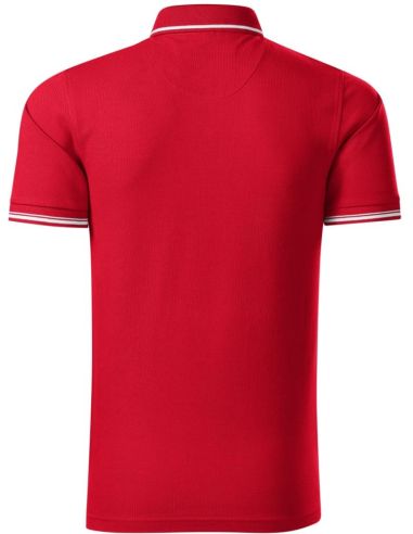 Polokošeľa pánska Perfection plain 25X formula red