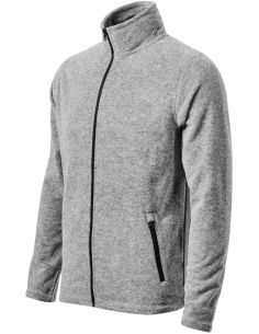 Micro fleece pánsky Factor 852 strieborný melír