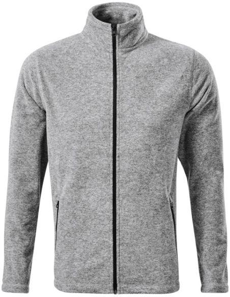 Micro fleece pánsky Factor 852 strieborný melír