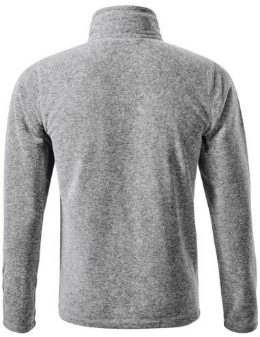 Micro fleece pánsky Factor 852 strieborný melír