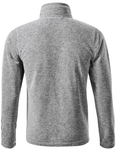 Micro fleece pánsky Factor 852 strieborný melír