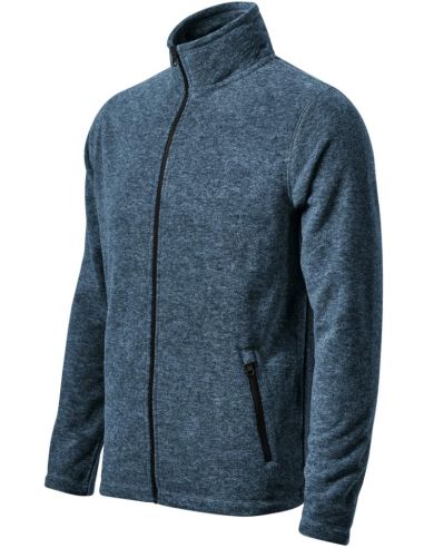 Micro fleece pánsky Factor 852 tmavý denim melír