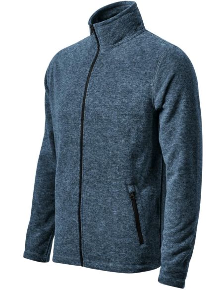 Micro fleece pánsky Factor 852 tmavý denim melír