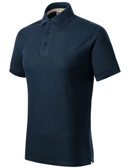 Polokošeľa pánska Prime (GOTS) 23Y tmavomodrá