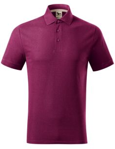 Polokošeľa pánska Prime (GOTS) 23Y fuchsiová 2