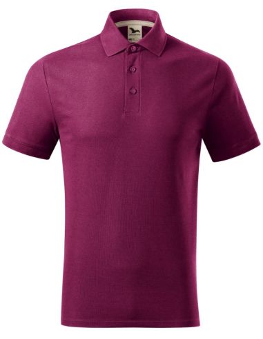 Polokošeľa pánska Prime (GOTS) 23Y fuchsiová