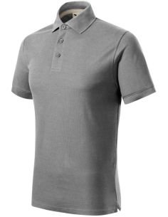 Polokošeľa pánska Prime (GOTS) 23Y starostrieborná