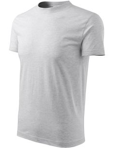 Tričko unisex Classic 101 svetlosivý melír