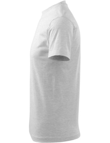 Tričko unisex Classic 101 svetlosivý melír