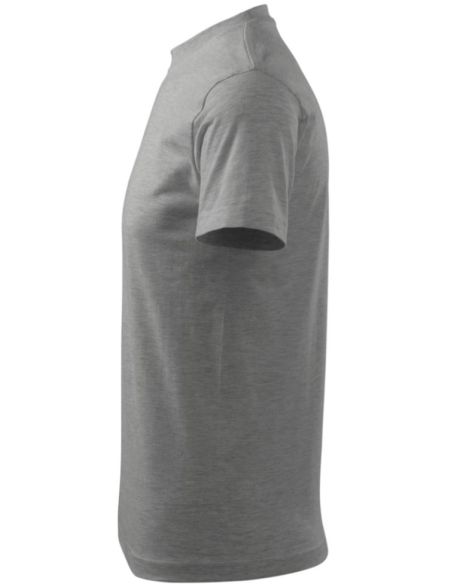 Tričko unisex Classic 101 tmavosivý melír