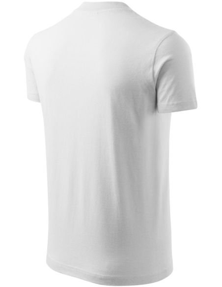 Tričko unisex V-neck 102 biela