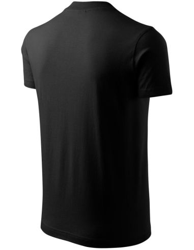 Tričko unisex V-neck 102 čierna