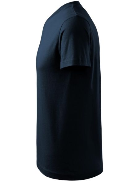 Tričko unisex V-neck 102 tmavomodrá