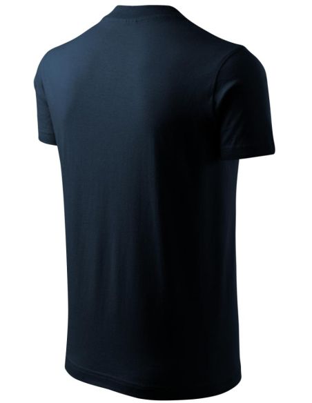 Tričko unisex V-neck 102 tmavomodrá