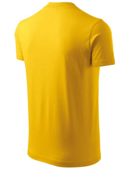 Tričko unisex V-neck 102 žltá