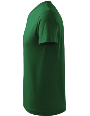Tričko unisex V-neck 102 fľaškovozelená