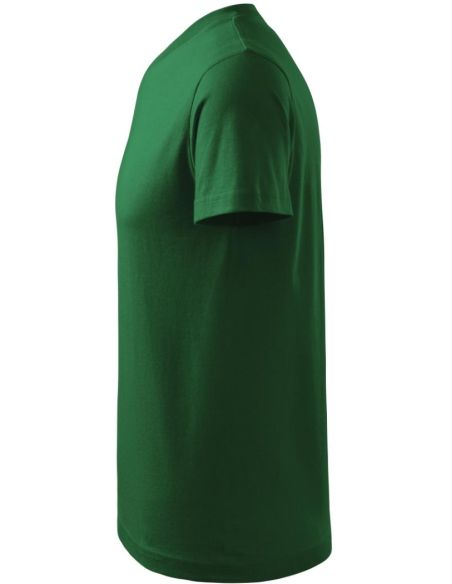 Tričko unisex V-neck 102 fľaškovozelená