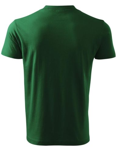 Tričko unisex V-neck 102 fľaškovozelená