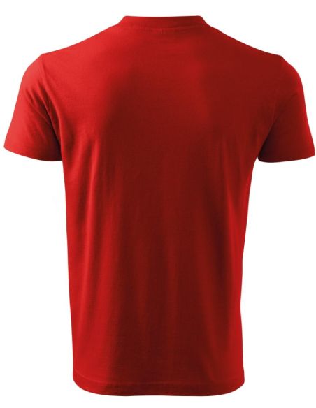 Tričko unisex V-neck 102 červená