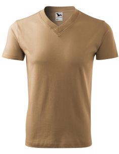 Tričko unisex V-neck 102 piesková 2