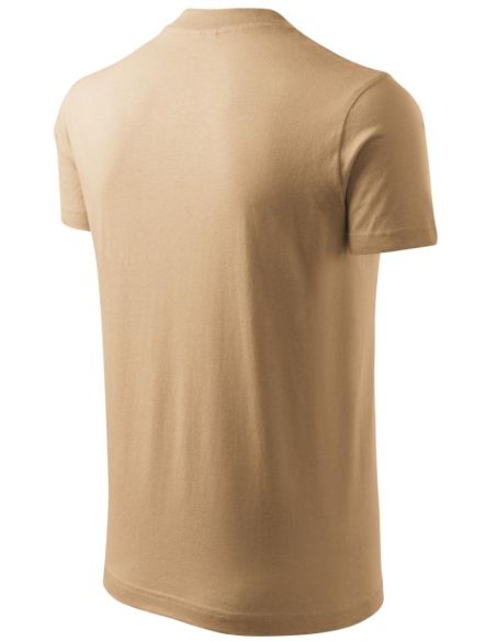 Tričko unisex V-neck 102 piesková