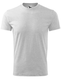 Tričko unisex Heavy 110 svetlosivý melír 2