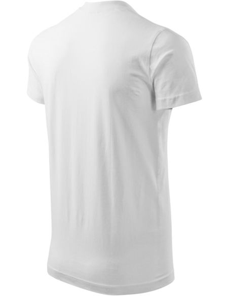 Tričko unisex Heavy V-neck 111 biela