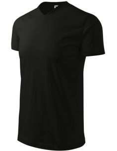 Tričko unisex Heavy V-neck 111 čierna