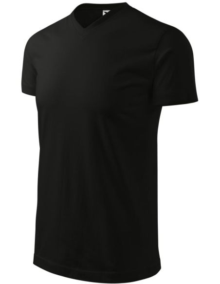 Tričko unisex Heavy V-neck 111 čierna