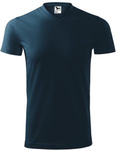 Tričko unisex Heavy V-neck 111 tmavomodrá 2