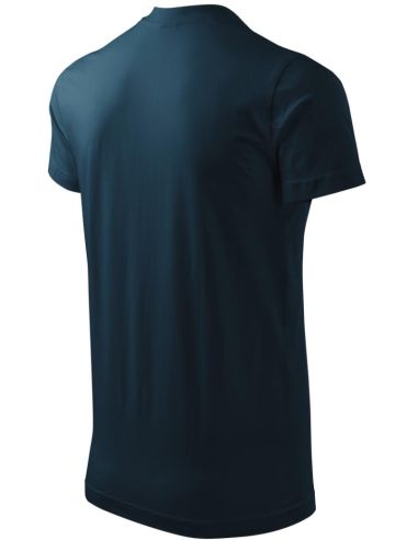 Tričko unisex Heavy V-neck 111 tmavomodrá