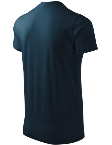Tričko unisex Heavy V-neck 111 tmavomodrá
