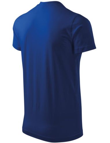 Tričko unisex Heavy V-neck 111 kráľovská modrá